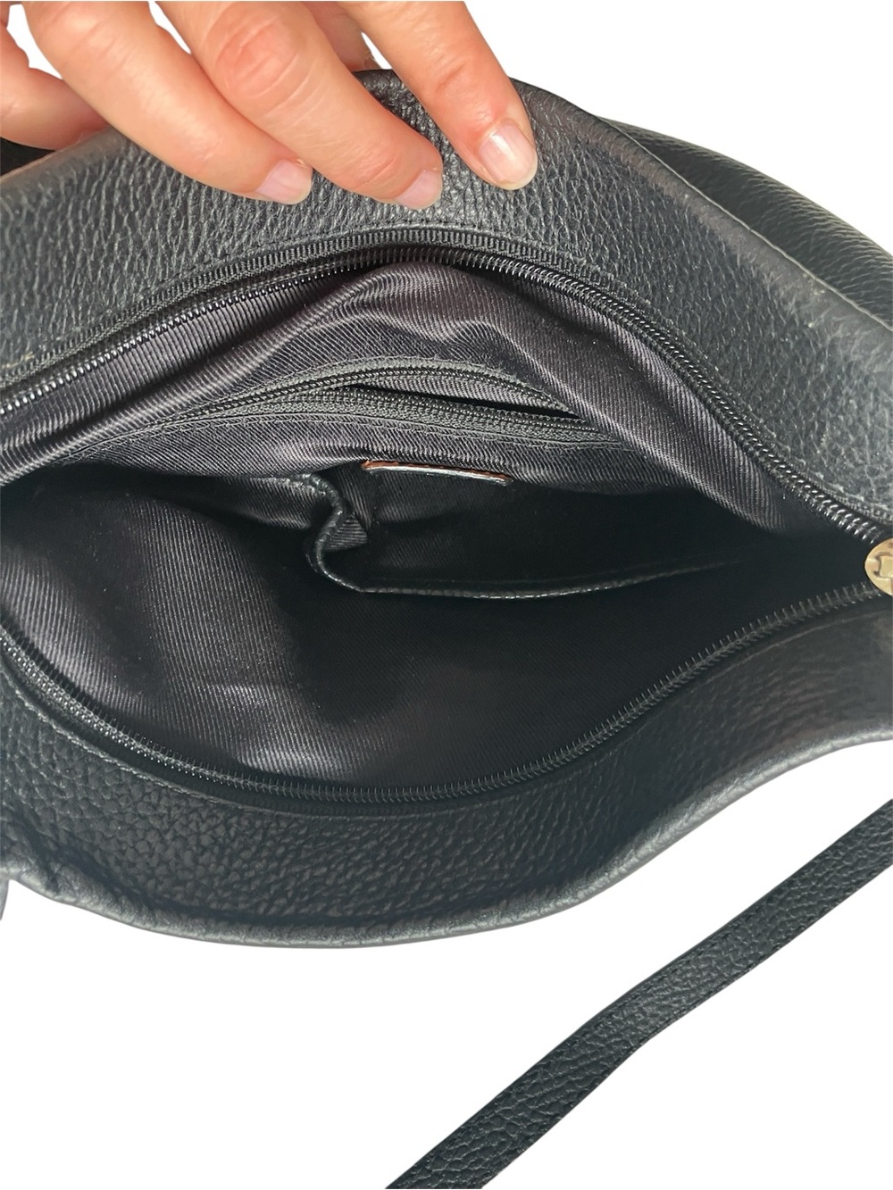 Corder London Leather Ada Crossbody Bag Black - Picture 4 of 10